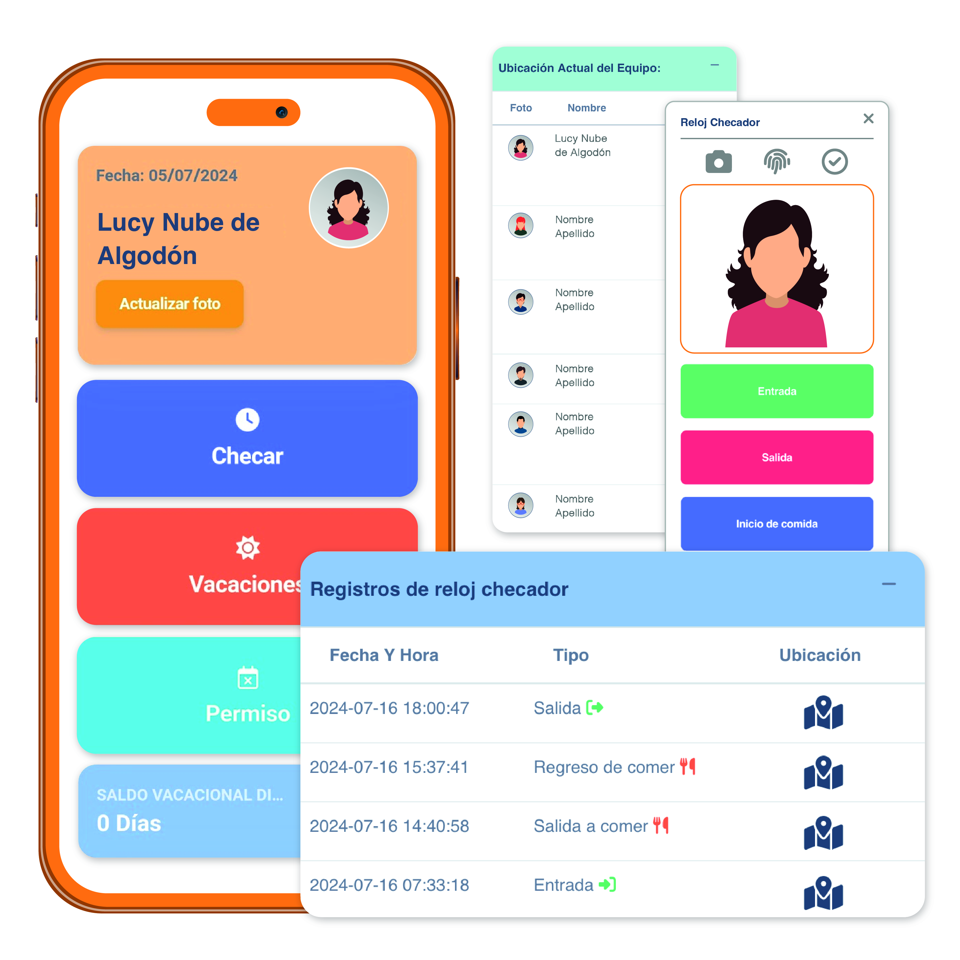 Reloj Checador